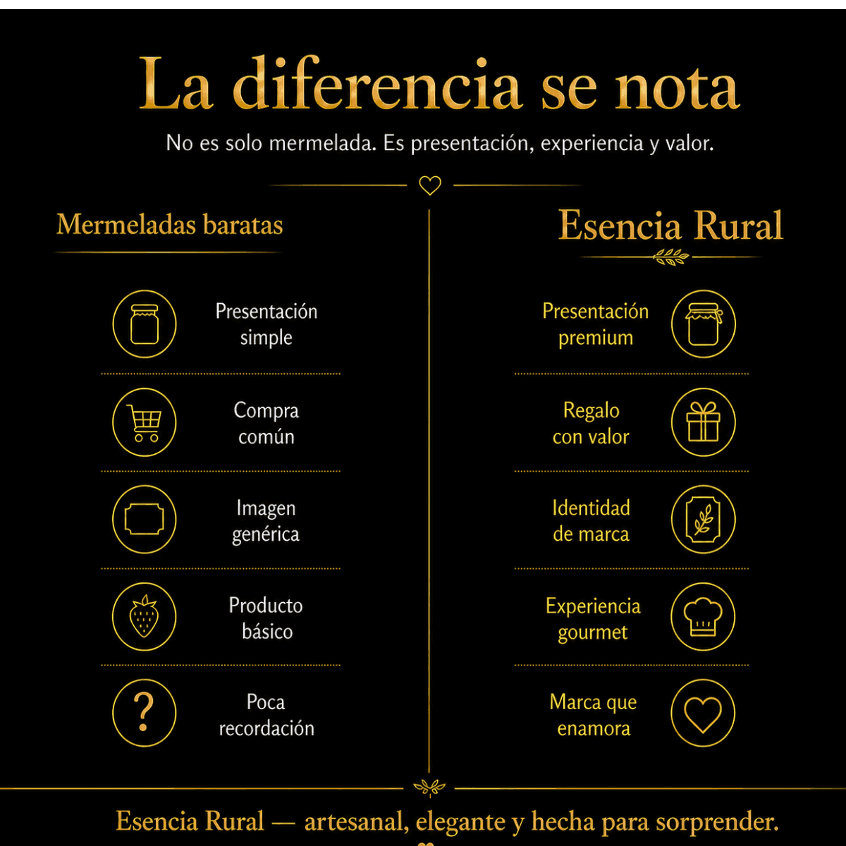 Diferencias de mermeladas